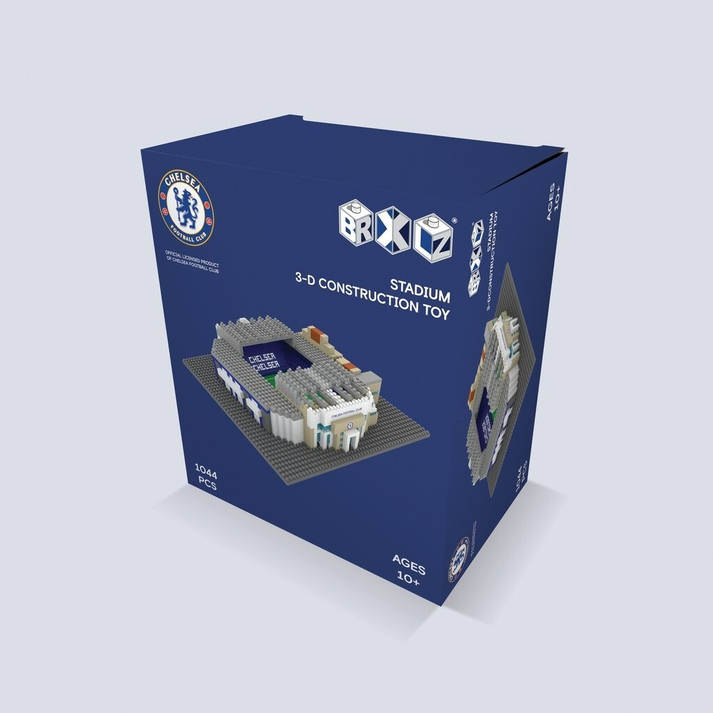 Chelsea Stamford Bridge Football 3D Official Mini BRXLZ Stadium - Fan Gift