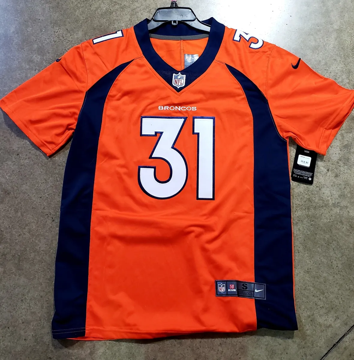 Denver Broncos Justin Simmons Jersey # 31 Orange