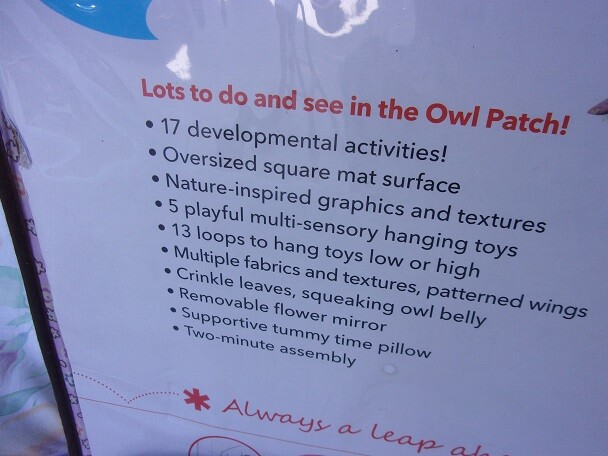 skip hop owl patch activity gym