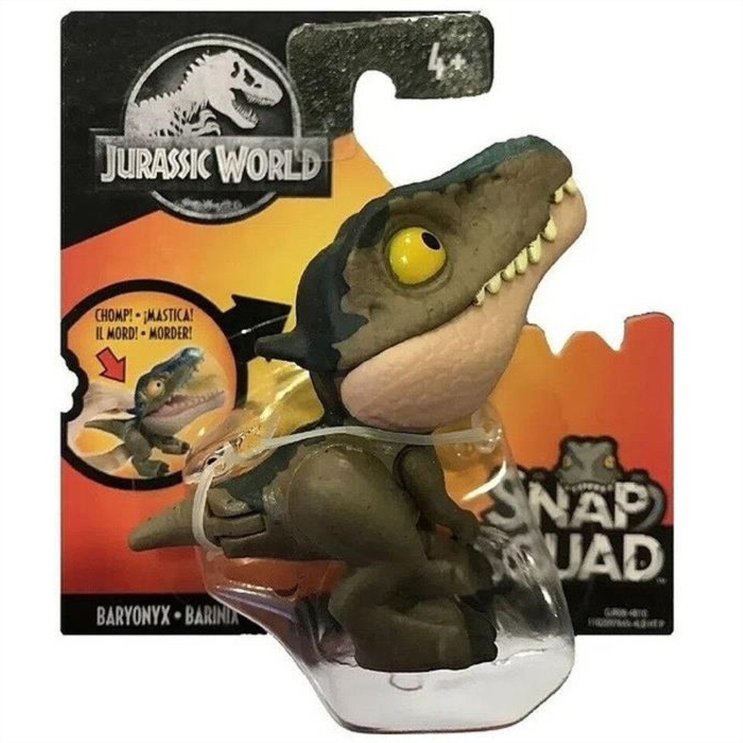 Jurassic World Snap Squad Campamento Cretácico Figura Mattel Juguete Nuevo Baryonix