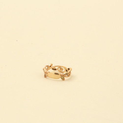 Ring mit Diamant (0,21 ct) in 14K Gold Gr. 51⁄4 | Echt Echtgold - Bild 6 von 11