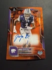 2025 Bowman Chrome University Sapphire Football Orange Jayce Brown #BCA-JBR