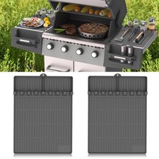 Silicone Grill Mat Compatible with Blackstone, BBQ Griddle Tools Mat with Dri...
