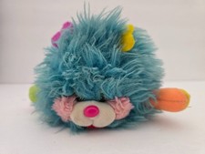 Popples 1986 Puffling Blu e Rosa Mini 6” Peluche Vintage Mattel Giocattolo Reversibile