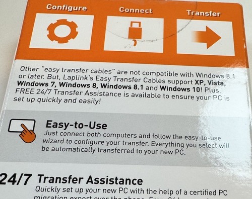Laplink PC Ultimate for Windows 10, 8, 7 Vista and XP with High-Speed Cable - Picture 3 of 4