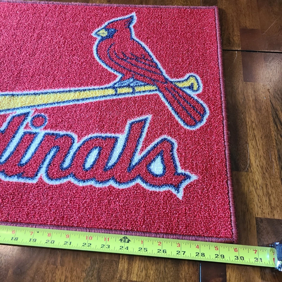 St. Louis Cardinals Welcome Door Mat Accent Rug Red Size 30"x19.5" MLB - Image 3 of 4
