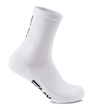 Korea Brand SENEX Cushion Crew Socks Unisex Sports Badminton Tennis Casual White