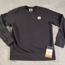 The North Face Women's Heritage Patch Crewneck Sweatshirt- TNF Black -Small