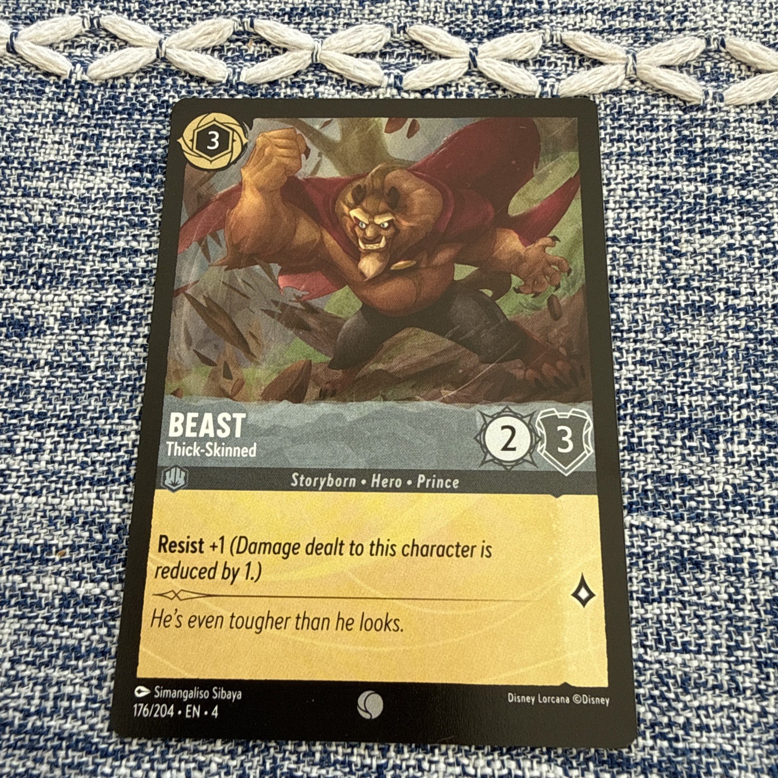 Disney Lorcana TCG Beast 176/204 Regular Common Ursula's Return NM