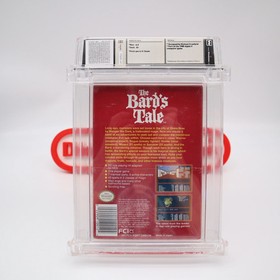 NES Nintendo Game THE BARD'S TALE - WATA GRADED 8.5 B+ NEW & Sealed with H-Seam!