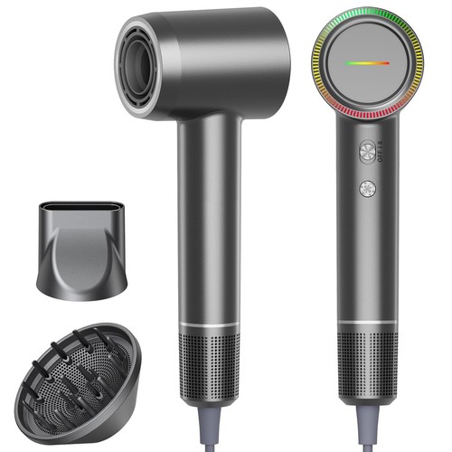 Hair Dryer, High Speed Powerful Negative Ionic Blow Dryer with 160000 RPM Bru...
