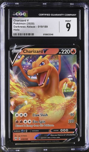 Charizard V graded CGC 9 for sale on eBay