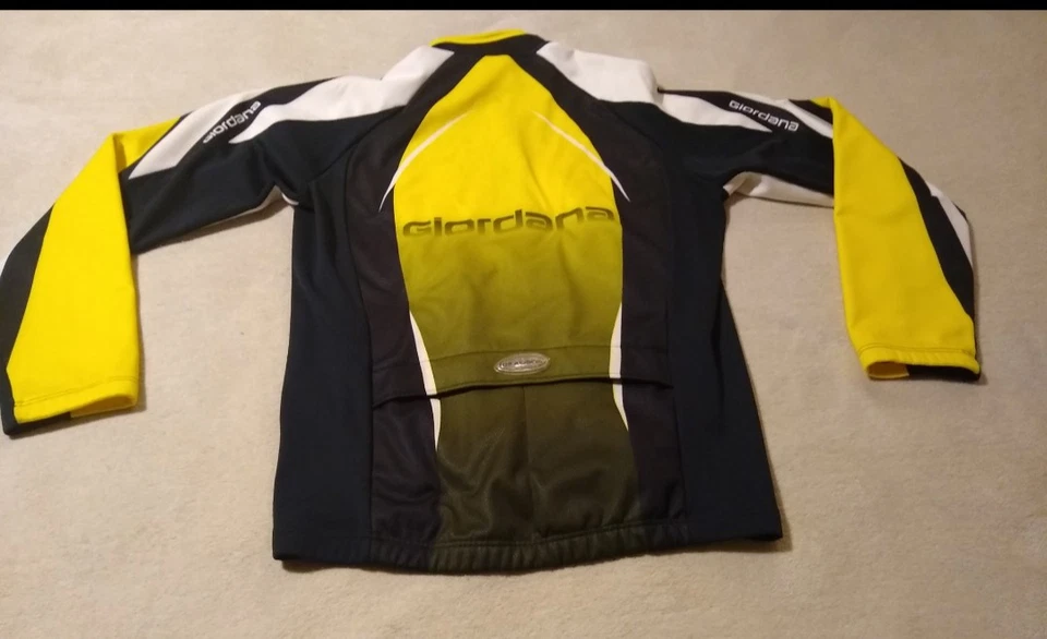 Giordana 骑行夹克 XXL / 6,Windtex & Fleece,黄色,骑自行车 — 第 2/4 张图片