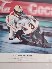 signed Joey Dunlop print