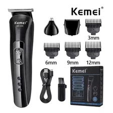 Kemei KM-1506 3 in 1 Electric Shaver Hair cutting Rechargeable trimmer Machine