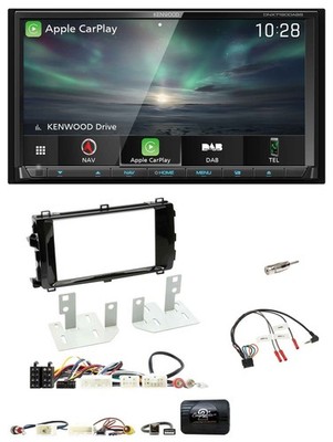 Kenwood Bluetooth USB 2DIN Lenkrad TMC DAB Navigation für Toyota Auris 2013-2015