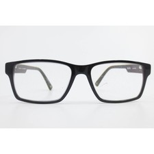 Bulova Salford Eyeglasses Black Brown Rectangular Frames 55 16 140 Mens Womens