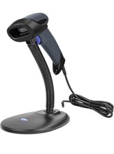 NETUM 2D Barcode Scanner with Stand USB 2.0 Wired QR Code Imager Automatic