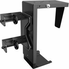 VIVO Steel Adjustable Clamp-on Desk Leg Large PC Mount, Computer Case CPU Holder