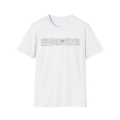 Circuit Schematic T-Shirt | Minimal Electronics Design