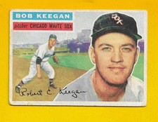 73976 1956 Topps #54 Bob Keegan WHITE SOX  LOW GRADE CREASES