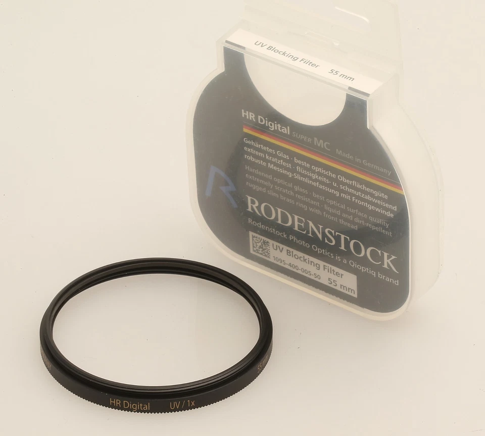 Rodenstock HR digital super MC UV protective filter filter thread E55 - Image 1 of 1