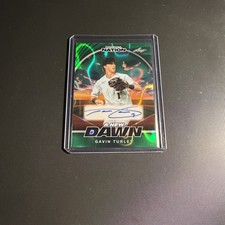 2025 Leaf Baseball Nation New Dawn Autographs Gavin Turley Green Lava #5/5