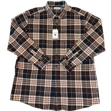 Roundtree  Yorke Tall Man Portuguese Flannel Plaid Button Down Shirt 2XT