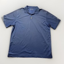 Nike Golf Polo Shirt Mens XL Dri-Fit Standard Fit Performance Athletic Blue