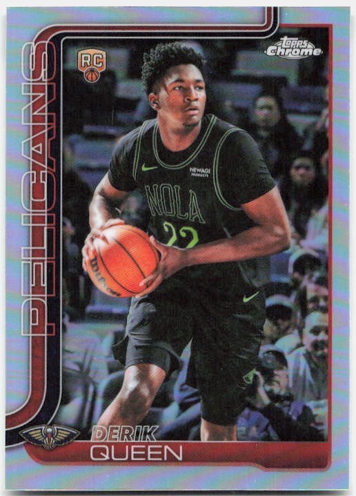 2025-26 Topps Chrome Update #163 Derik Queen Refractor