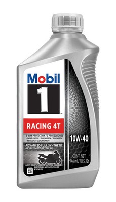 Mobil Racing T Full Synthetic Motorcycle Oil W Quart