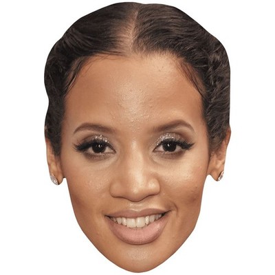 Dascha Polanco (Lächeln) Großer Kopf. Größer als das Leben Maske.