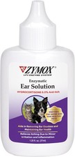 Enzymatic Ear Solution with Hydrocortisone for Dogs and Cats 1.25 Oz Fast Relief