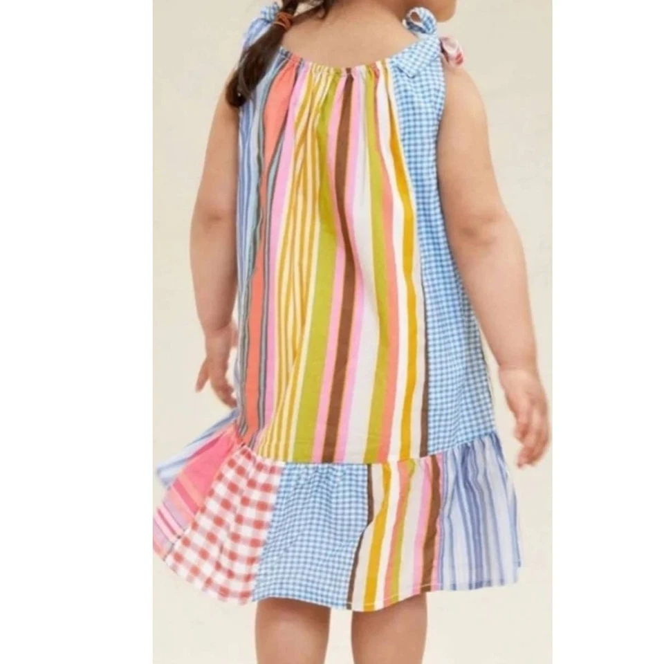 Nuevo Vestido Anthropologie MOMMY AND ME Pilcro Cuadros Patchwork Niños TALLA 5/6 Foto 3 de 3