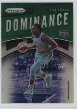 2020 Panini Prizm WNBA Dominance Green Prizm Tina Charles #15 09q4