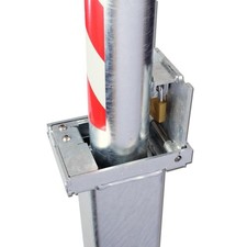 L23487 - AUTOPA Retractapost Padlocked Retractable Parking Post - 500mm x 76mm