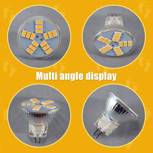 3W MR11 GU4 250LM LED Bulb Lamp 15 5630SMD Warm White Light M4K45591 - Picture 4 of 6