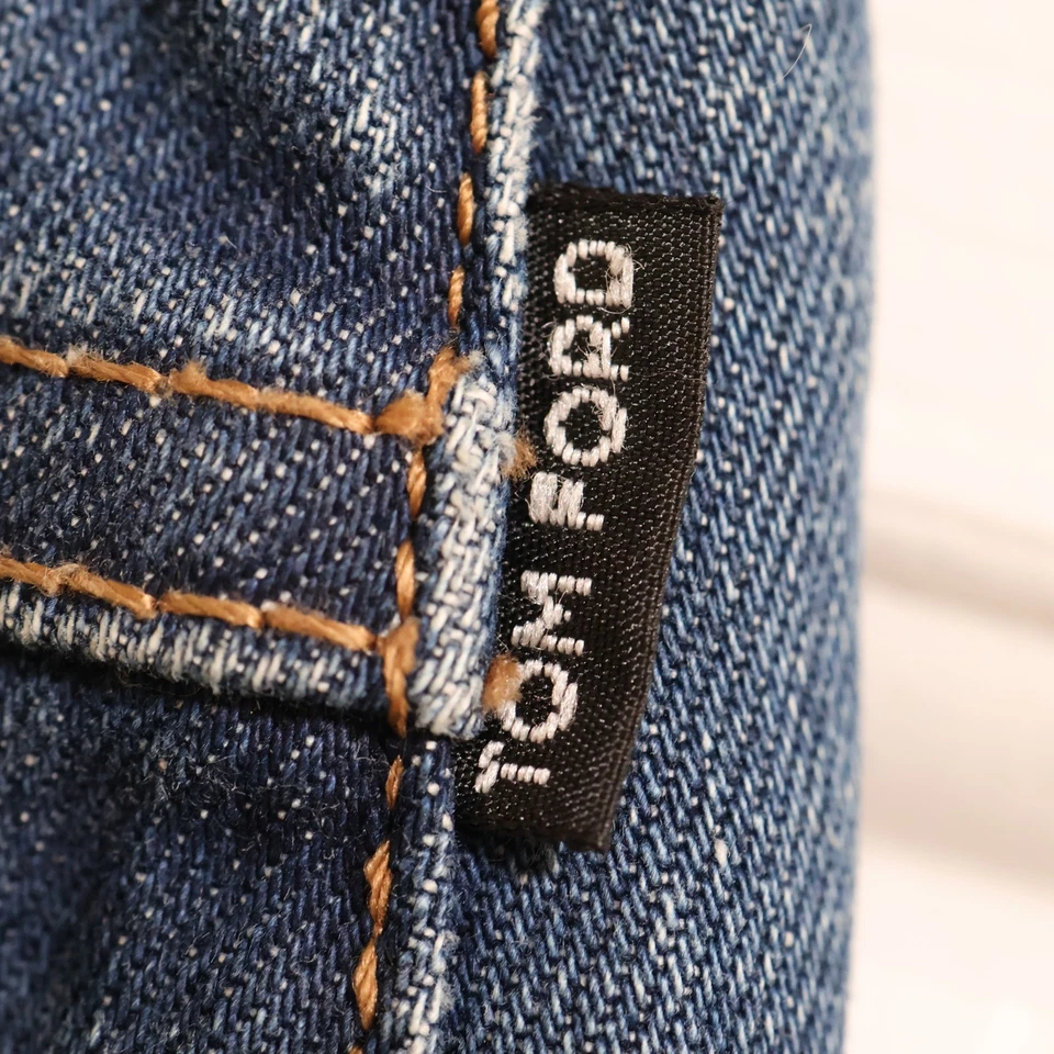Tom Ford Azul Acampanado Campana Parte Inferior Denim Elástico Jeans 30 Entrepierna Foto 3 de 4