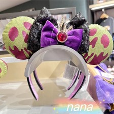 Disney Parks Snow White Evil Queen Poison Apple Minnie Ears Headband 2026 Gift