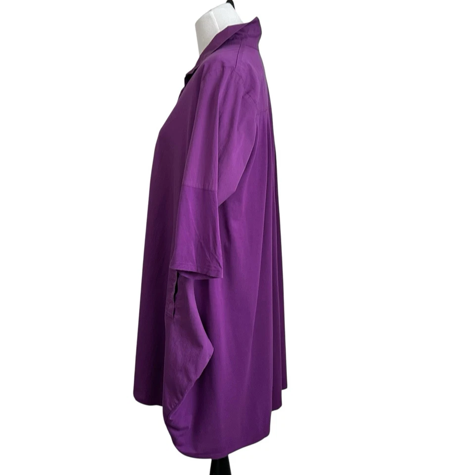 Туника женская Stella Carakasi Tiburon Icon размер Med смешанные медиа карманы Lagenlook - Изображение 4 из 4