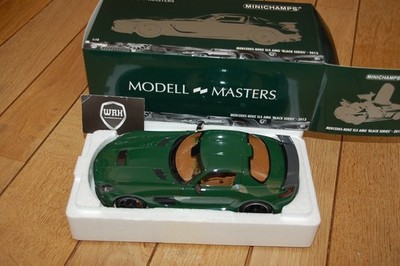 1:18 MERCEDES SLS AMG BLACK SERIES GREEN Minichamps SUPERB! FREE SHIPPING WORLDW