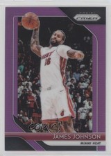 2018-19 Panini Prizm Purple Prizm 60/75 James Johnson #186 1k5