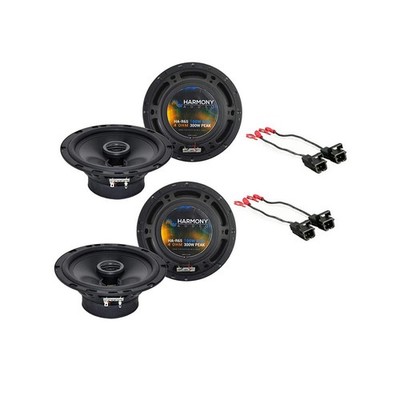 Harmony Audio Bundle Compatible with 2004-2012 Chevy Colorado (2) HA-R65 6.5''...