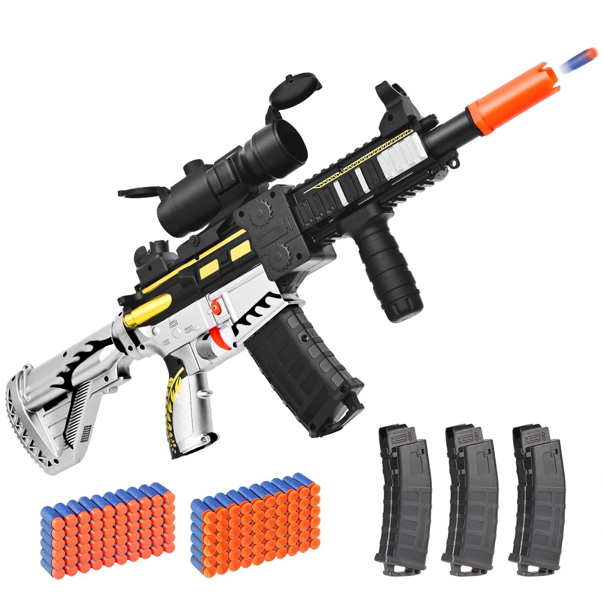 Realistic Toy for Nerf Guns Dart - Electric Sniper Rifle with