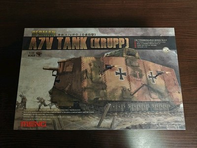 Meng Model 1/35 TS-017 German A7V Tank (Krupp) Rare