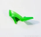 RARE Vintage Barbie Doll JC Penney Shoe Bag #1498 Single Green Shoe ~ 1960's
