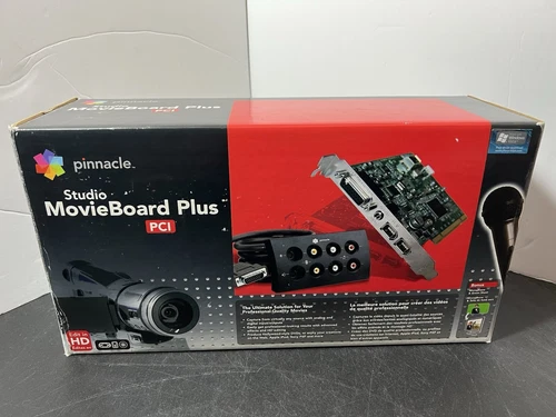 Pinnacle Studio MovieBoard Plus PCI  Video Editing System for Windows Vista