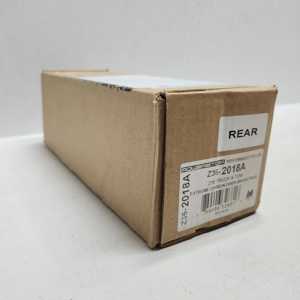 Powerstop Z36 Truck Tow Rear Brake Pads w/ Hardware 17-23 Ford F450 F550 6.7 NEW - Imagem 4 de 4