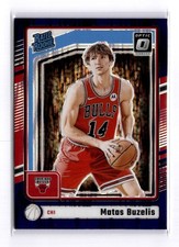 2024-25 Donruss Optic Matas Buzelis Rated Rookie Purple Shock #271 Chicago Bulls