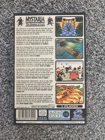 SEGA Mystaria: The Realms of Lore Sega Saturn PAL 1995 | Inc Case Protector